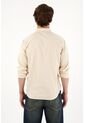 Tennis Camisa Manga Larga Con Raqueta Bordada Verde Para Hombre de Tennis
