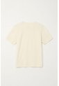 Camiseta Básica Con Raqueta Bordada Crudo Para Niño de Tennis