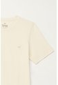 Camiseta Básica Con Raqueta Bordada Crudo Para Niño de Tennis