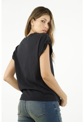 Camiseta Negra Para Mujer