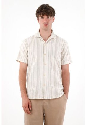 Tennis Camisa Manga Corta Crudo Para Hombre