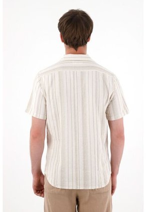 Tennis Camisa Manga Corta Crudo Para Hombre