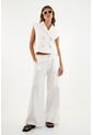 Tennis Chaleco Blanco Tipo Sastre Para Mujer de Tennis