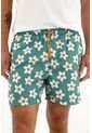Pantaloneta De Baño Con Estampado De Flores Para Hombre de Tennis