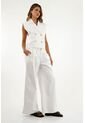 Tennis Chaleco Blanco Tipo Sastre Para Mujer de Tennis