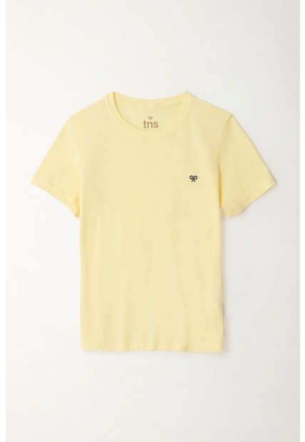 Camiseta Manga Corta Amarilla Para Niño