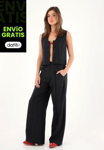 Tennis Chaleco Pretinero De Rayas Brillantes Para Mujer Tennis