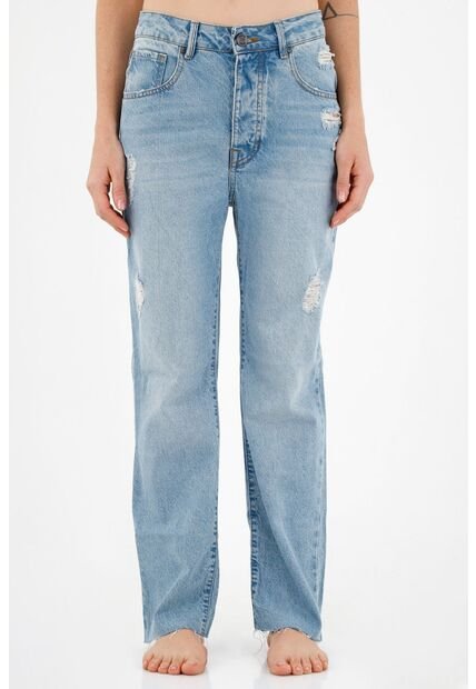 Tennis Jean Azul Para Mujer