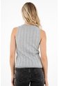 Tennis Camiseta Gris Manga Sisa Para Mujer de Tennis