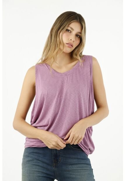 Camiseta Morada Para Mujer