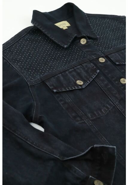 Chaqueta Negra Oversize Para Mujer