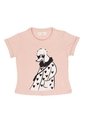Camiseta Manga Corta Estampada Para Niña de Tennis