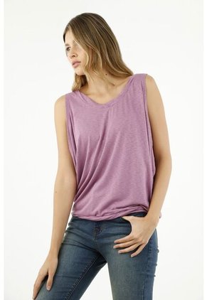 Camiseta Morada Para Mujer