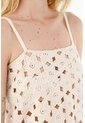Camisa Tejida Con Tiras Para Mujer de Tennis