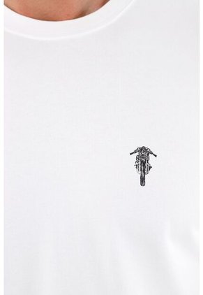 Camiseta Blanca Manga Corta Para Hombre