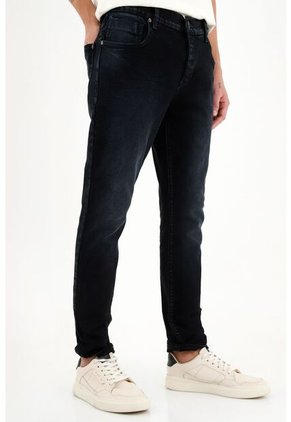 Jean Skinny Azul Para Hombre