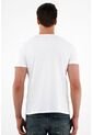 Camiseta Blanca Manga Corta Para Hombre de Tennis
