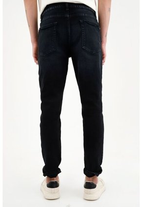 Jean Skinny Azul Para Hombre