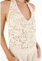 Tennis Enterizo Tipo Wide Leg Crudo Para Mujer de Tennis
