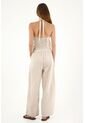 Tennis Enterizo Tipo Wide Leg Crudo Para Mujer de Tennis