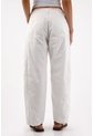 Tennis Jean Para Mujer De Algodón Blanco Corte Horse Shoe Con Cintura Lisa de Tennis