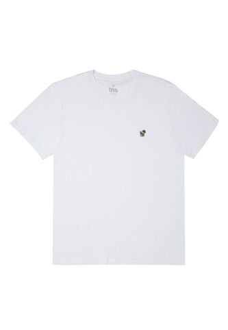 Tennis Camiseta Blanca Manga Corta Para Hombre Tennis