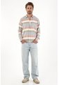 Tennis Camisa Con Diseño A Rayas Multicolor Para Hombre de Tennis