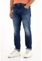 Tennis Jean Nudy Tiro Medio Con Desgaste Para Hombre de Tennis