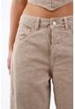 Tennis Pantalón Para Mujer En Algodón Beige Recto Con Estampado Cachemira de Tennis