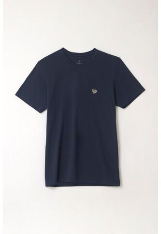 Tennis Camiseta Básica Azul Con Diseño Limpio Para Hombre Tennis