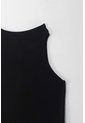 Tennis Camiseta En Tela Tejida Con Brillo Negra Para Mujer de Tennis