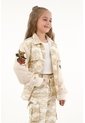 Abrigo Crudo De Estampado Militar Para Niña de Tennis