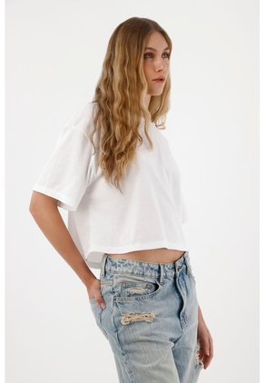 Tennis Camiseta Básica Manga Corta Con Diseño Limpio Para Mujer