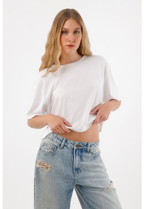 Tennis Camiseta Básica Manga Corta Con Diseño Limpio Para Mujer