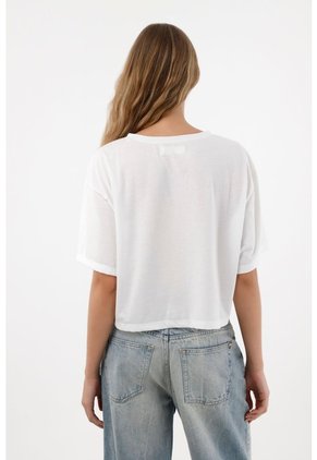 Tennis Camiseta Básica Manga Corta Con Diseño Limpio Para Mujer