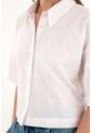 Tennis Camisa Blanca Cuello Clásico Para Mujer de Tennis