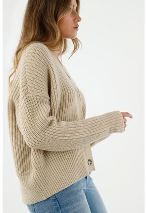 Suéter Café Para Mujer