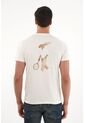 Tennis Camiseta Con Estampado En Espalda Crudo Para Hombre de Tennis
