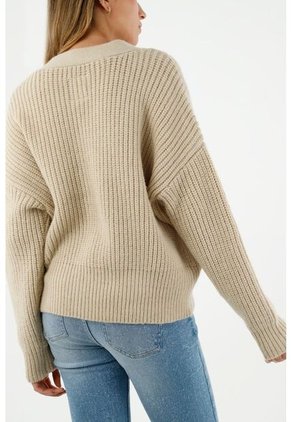 Suéter Café Para Mujer