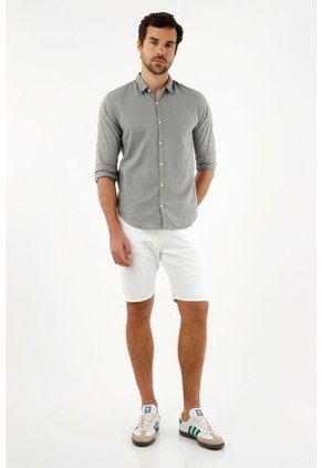 Camisa Cuello Clásico Para Hombre