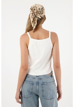 Tennis Camiseta Crop De Tiras Con Estructura Ligera Para Mujer