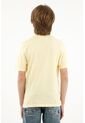 Camiseta Manga Corta Amarilla Para Niño de Tennis