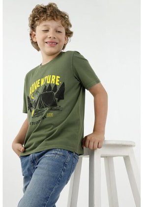 Camiseta Verde Para Niño