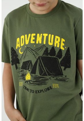 Camiseta Verde Para Niño