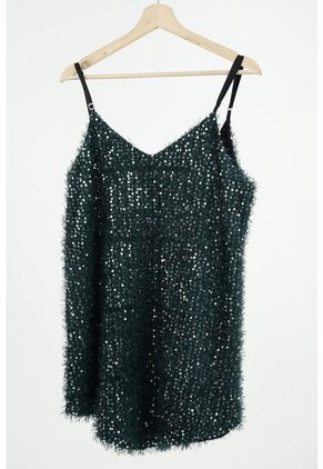 Vestido Verde Corto Para Mujer