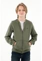 Buzo Verde Cuello Neru Para Niño de Tennis