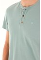 Tennis Camiseta Verde Manga Corta Para Hombre de Tennis
