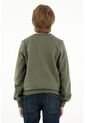 Buzo Verde Cuello Neru Para Niño de Tennis