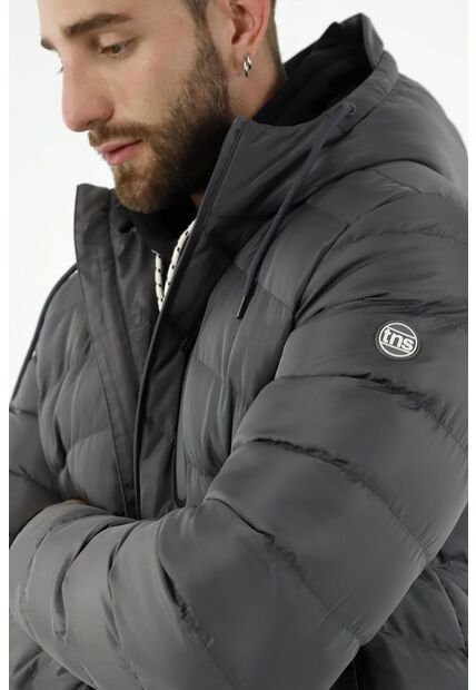 Abrigo Gris Para Hombre