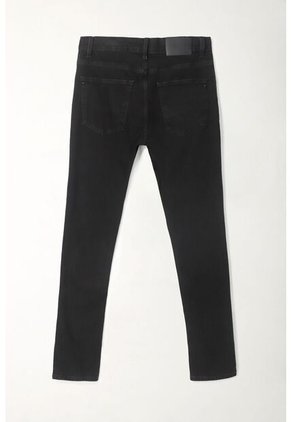 Tennis Jean Negro Super Skinny Para Hombre